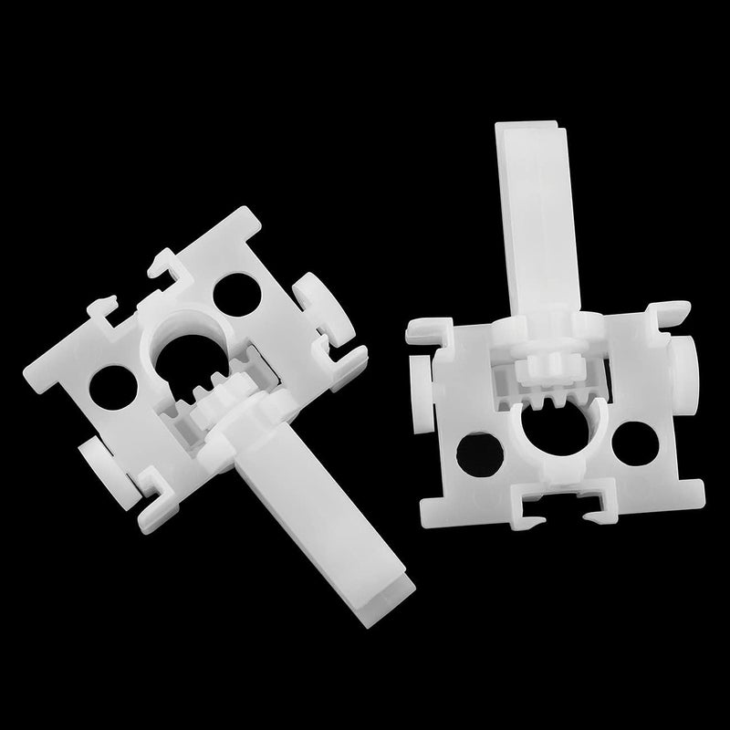 AXLIZER 10PCS Vertical Blind Repair Carrier Repair Bracket Vertical Blinds Repair Kit Blinds Replacement Parts, White - Image 5